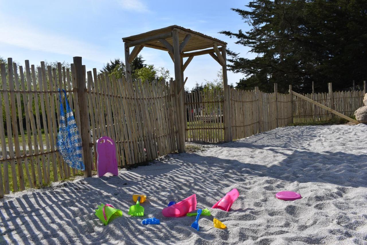 Camping Paradis Le Moulin Des Oies Belz Екстер'єр фото