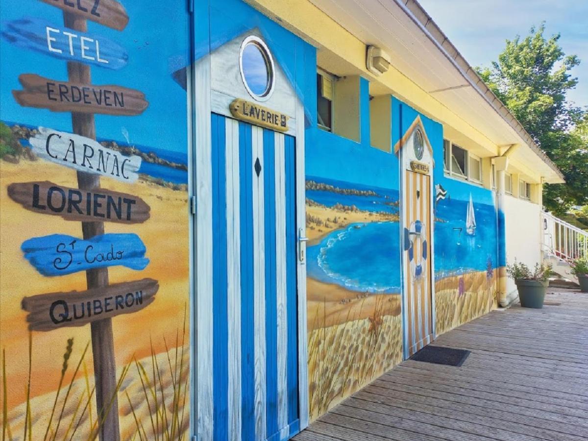 Camping Paradis Le Moulin Des Oies Belz Екстер'єр фото