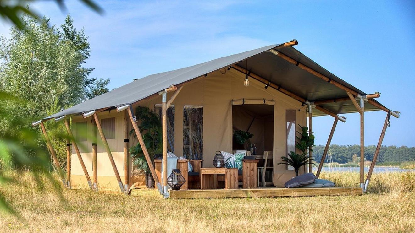 Camping Paradis Le Moulin Des Oies Belz Екстер'єр фото